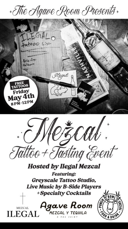 PBS x Ilegal Mezcal Present – A Tattoo & Tasting Social