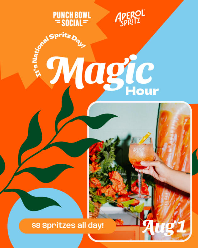 Magic Hour: National Spritz Day Aug 1st