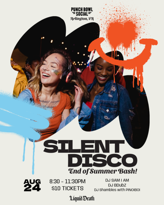 Silent Disco on the Roof! at Punch Bowl Social Arlington